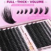 Kiromiro Fluffy Lash Clusters Volume 8-20mm DIY Individual Lash Extensions