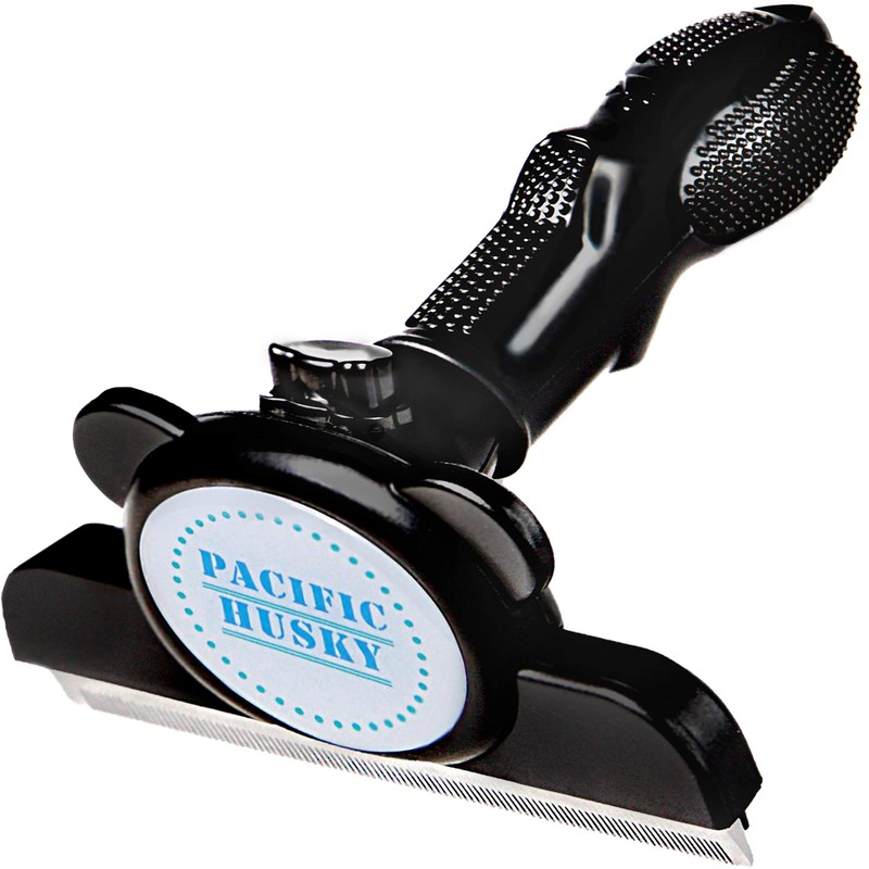 Pacific Husky Pet's Shedding Brush - Self Cleaning DeShedding Tool