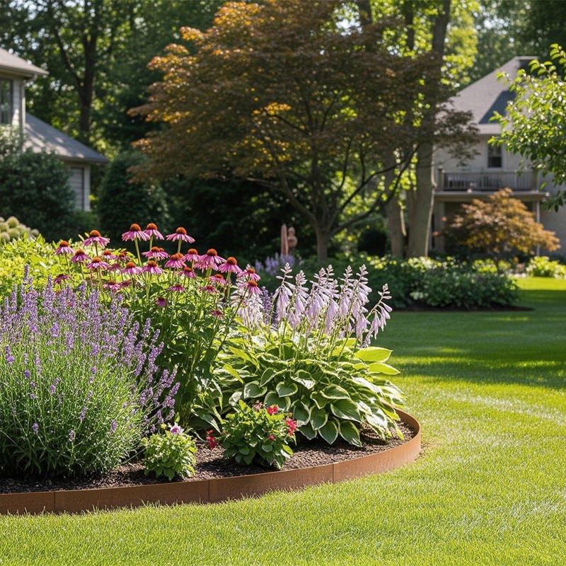 Worth Garden 20ft. Galvanized Steel Landscape Edging - 6-Pack 6.5"