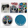 10 Month Sobriety Coin Gifts | Tree ＆ Black Butterfly