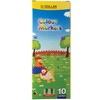 Felt Tip Pens, RED, Fibre Fine Point, Pack of 10,
