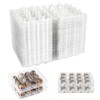 Oungy Pack of 60 Quail Egg Boxes, 12 Grid Quail