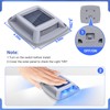 Etetale Solar Driveway Lights Outdoor 6 Pack, IP68 Waterproof Solar