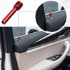 2pcs Red Car Door Lock Pin Door Fitting Modified Component