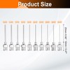 sourcing map 1set Dispensing Needle 15-24 Gauge 1 Inch Stainless