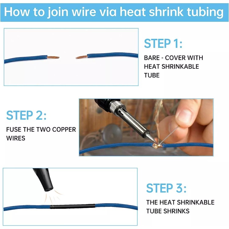 ILibiLib 60W Soldering Iron Kit Electric Gun Adjustable Temperature Welding