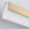 PRESDE 48" LED Vanity Light Bar, Modern Brushed Gold Bathroom