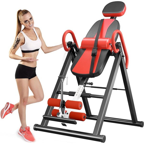 Dripex Heavy Duty Gravity Inversion Table 300 lbs Capacity with