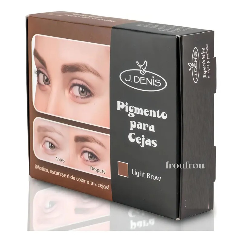 Kit Pigmento Para Cejas Profesional Light Brown J Denis Inde