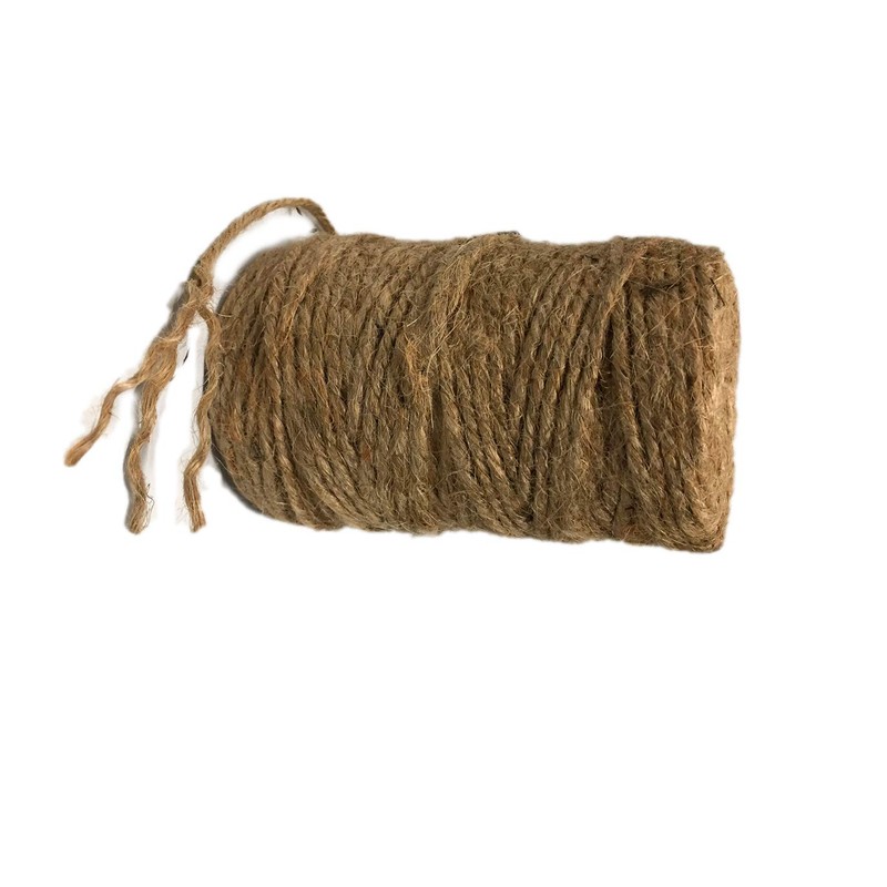 Jute Twine 3 Strands, About 3 mm 150 feet Long.