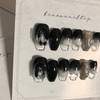 Black Latte handmade nail tips / 블랙라떼 수제네일팁