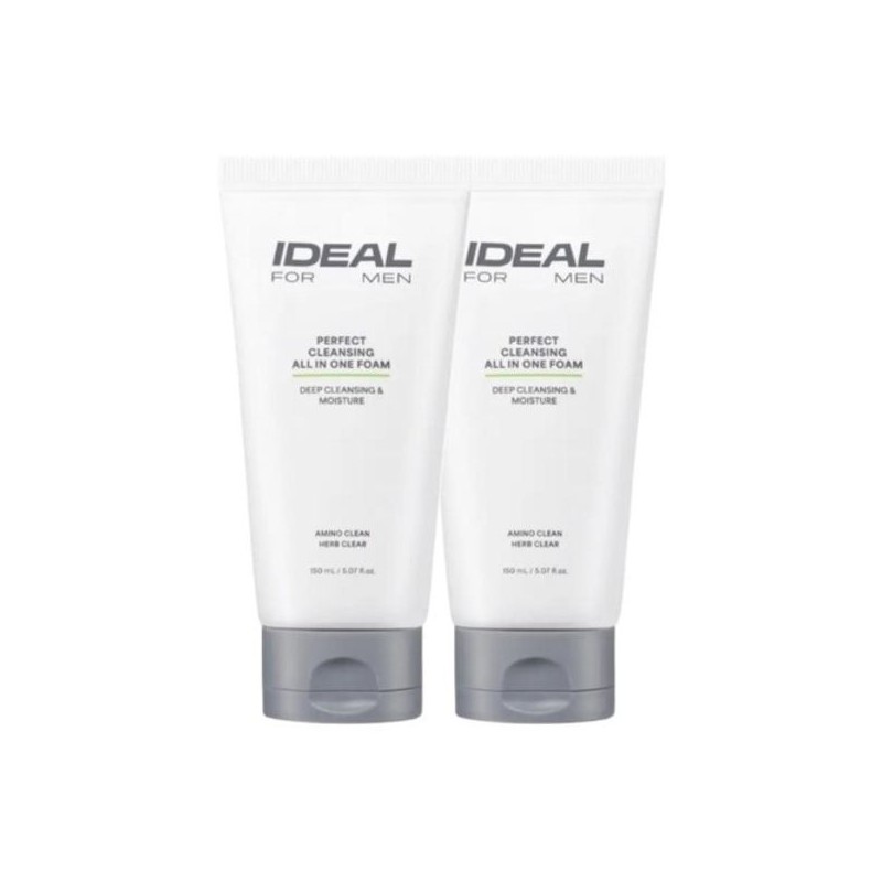 Ideal for Men Perfect Cleansing All-in-One Foam 150ml x 2