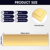 Brass Sheet,2" x 8",14 Gauge(2mm) Thickness, 99.9% Pure Brass Plate,for