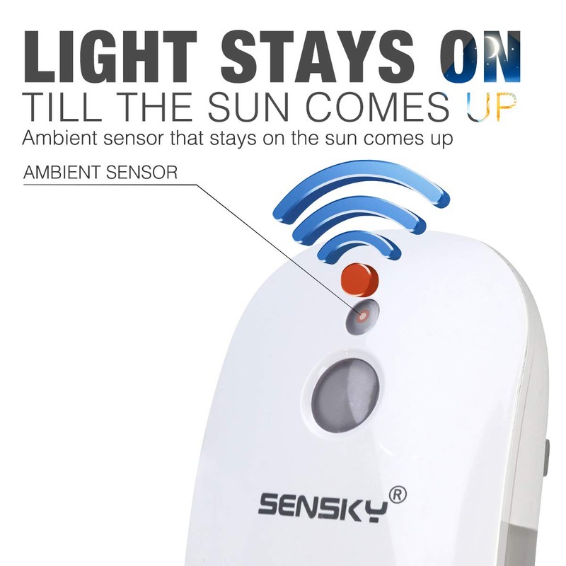 Sensky [2 Pack Plug in Night Light with Auto Dusk