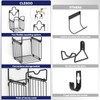 Garden Hose Holder Metal Water Hose Holder with Storage Basket