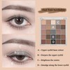 Eyeshadow Palette 25 Highly Pigmented Cool Toned Shimmer Matte Eye
