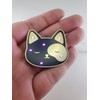 Cat Pin Light Up Cute Cat Face Pin Lapel Brooch