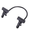 Foto4easy 50cm Photo Studio Lighting Light Stand Aluminum Alloy Flexible Gooseneck Tube with 2 Heavy Duty Clamp at The End