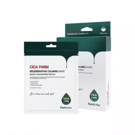 Palm Stay 시카 팜 리제너레이팅 카밍 마스크팩 10매 Cica Farm Regenerating Calming Mask Pack 10 Sheets [[0001]Basic Product]