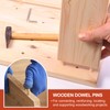 PATIKIL Wooden Dowel Pins 3/8" x 2-3/8" (10mm x 60mm)