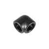 2 Pcs 90 Degree Fitting Adapter G1/4 Thread, Male to