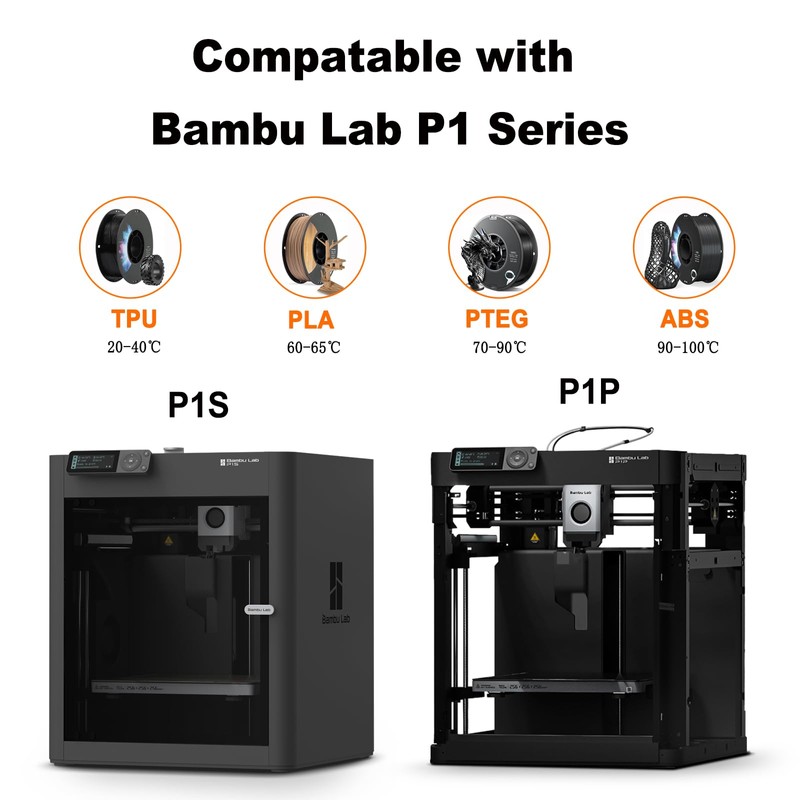 HIKUDIY Hotend Complete Kit for Bambu Labs P1P P1S 3D