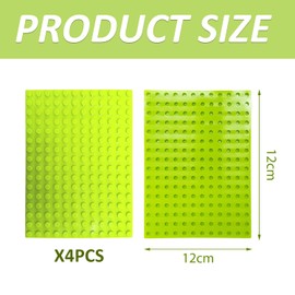 CVFRTT 4-Piece Building Block Base Plate, Children'S Educational Toys, Children'S Assembly Toys, Creative Toys, Diy Building Block Accessories