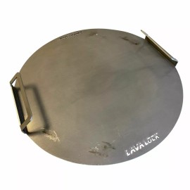 LavaLock FLAT GRIDDLE TOP FOR UDS DRUM SMOKER (FLAT TOP GRILL ALSO FITS WEBER KETTLE 22.5