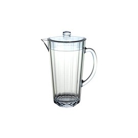 Jarra acrílico transparente con tapa 2,250 litros, ideal para agua, jugos y bebidas frías | CS-08 | BAUM BROTHERS