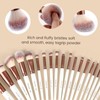 OMANIAC 20Pcs Makeup Brushes,Multi-functional Makeup Brush Set for Foundation,Powder,Eyeshadow,Concealer Cream,Blush