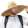 Sombrero de pesca de ala súper ancha UPF 50+ sombrero