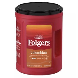 Folgers 100% Colombian Ground Coffee Medium Roast 40.3 oz