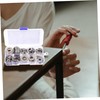 ULTECHNOVO 1set Stainless Steel Flat Washer Assortment Kit High-Strength Lock