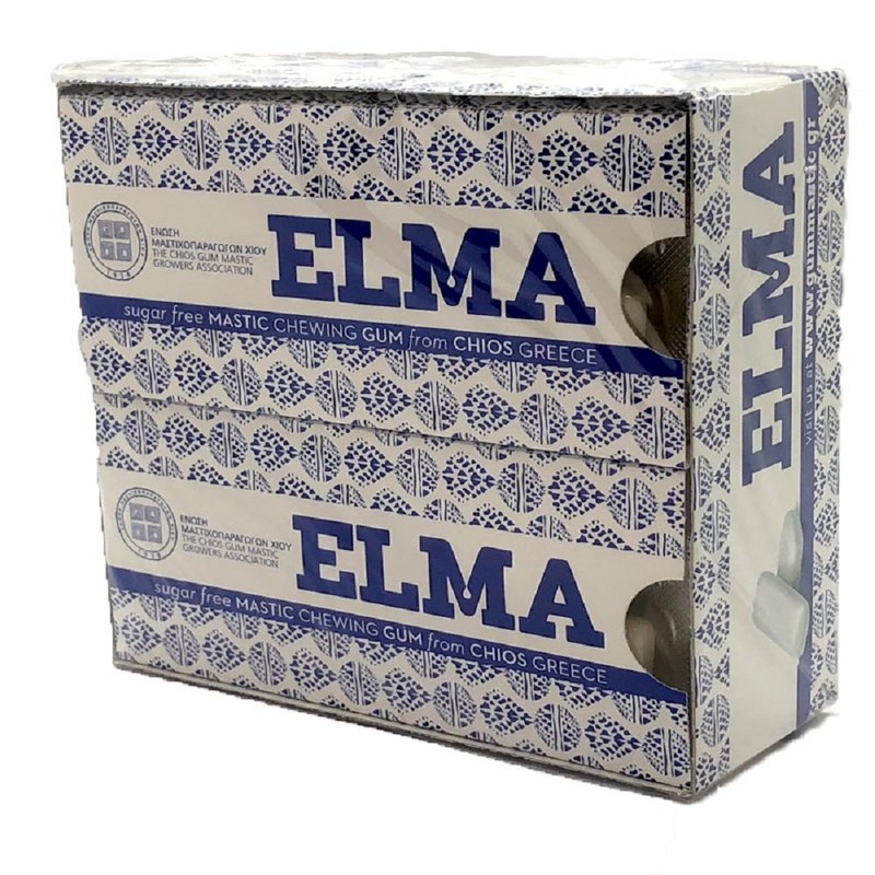 ELMA Sugar-free Mastic Gum from Chios, 10-pack, Imported From Chios