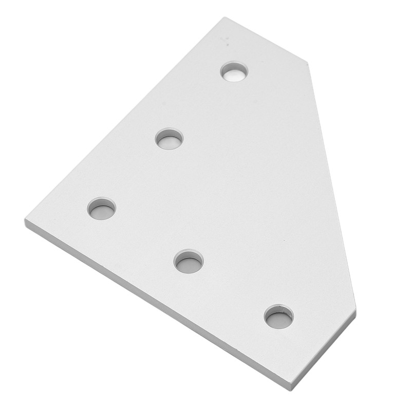 5PCS Flat Tie Plate Aluminum Alloy 5 Holes Compression Resistance