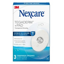 Nexcare Buy Nexcare Tegaderm Plus Pad Transparent Dressing Oval 3 Pack Online