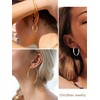 ChicsSilver Aretes Mujer Arracadas Acero Inoxidable Arracadas De Plata Para