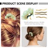 DOITOOL Versatile Jade Hairpin Chinese Design Elegant Hair Stick with