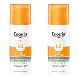 2pack Protector Solar Facial Toque Seco Oil Control Fps50
