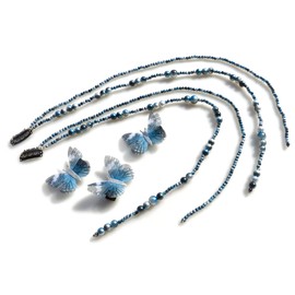 SINNKY-Pinza de pelo de perla de imitación para trenzas de pelo, extensión de pelo largo, cadena para el pelo, accesorios de bricolaje, banda para el pelo de moda, accesorios para el cabello para muje