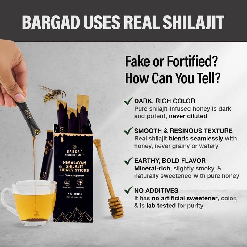 Pure Himalayan Shilajit Sticks with Organic Honey & Saffron –