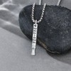 LEECCI Quit Stop Smoking Necklace 925 Sterling Silver Anxiety Breathing