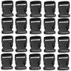 Eyech 20 Pack 1" Quick Side Release Buckles, Adjustable Plastic
