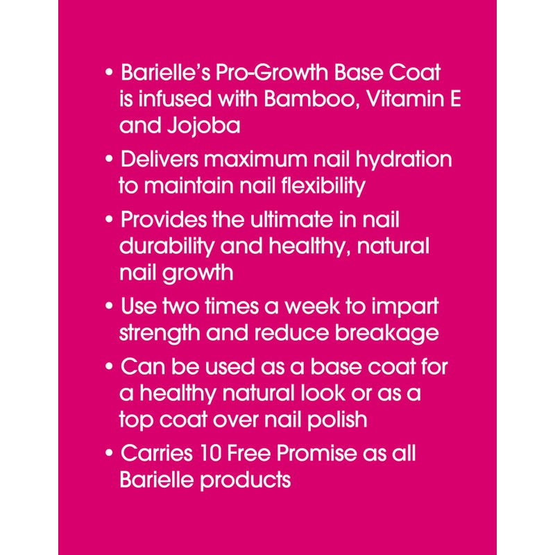 Barielle Pro-Growth Base Coat with Bamboo .45 ounce