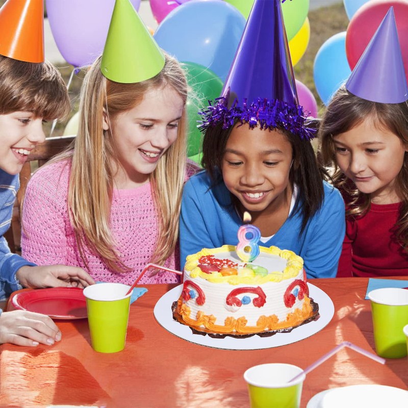 ZENOWICK 40 PCS Cake Boards 6 inch Round Cake Cardboard