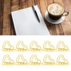 100pcs Paper Clip Foot Shape Cute Anti Slip Portable Paperclip