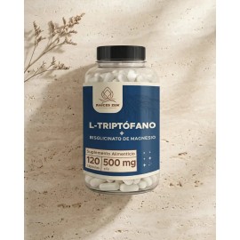 L-triptófano + Bisglicinato De Magnesio Raices Zen 120 Caps Sin Sabor