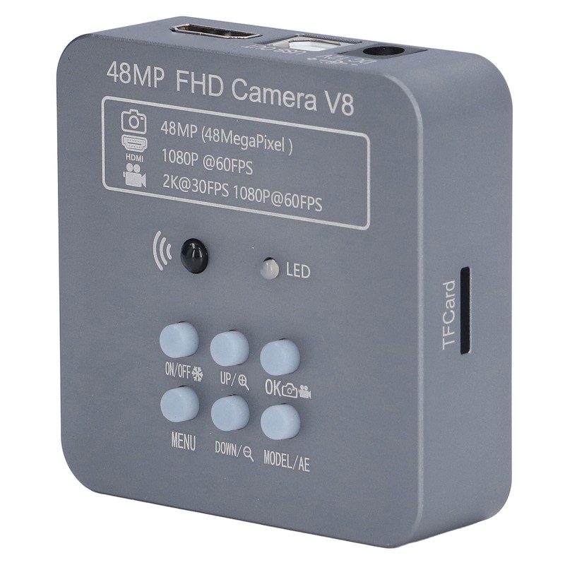 Microscope Camera 48MP 2K 1080P 60FPS HD Industrial Video Camera