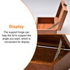 sourcing map 2 Pcs Lid Folding Support Hinges, Iron 180
