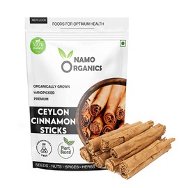 Indian Natural Grocery NAM Organics - Ceylon CinIndian Natural Grocery Namn Sticks 100 Gm - ( Fresh Harvest ) Sourced from Organic Srilankan Farmers - | Worlds Finest Whole Dalchini Sticks